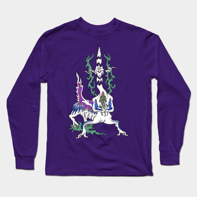 Otherworldly Character Long Sleeve T-Shirt by Laz